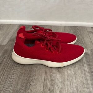 Allbirds Wool Runners Red Women’s size‎ 6